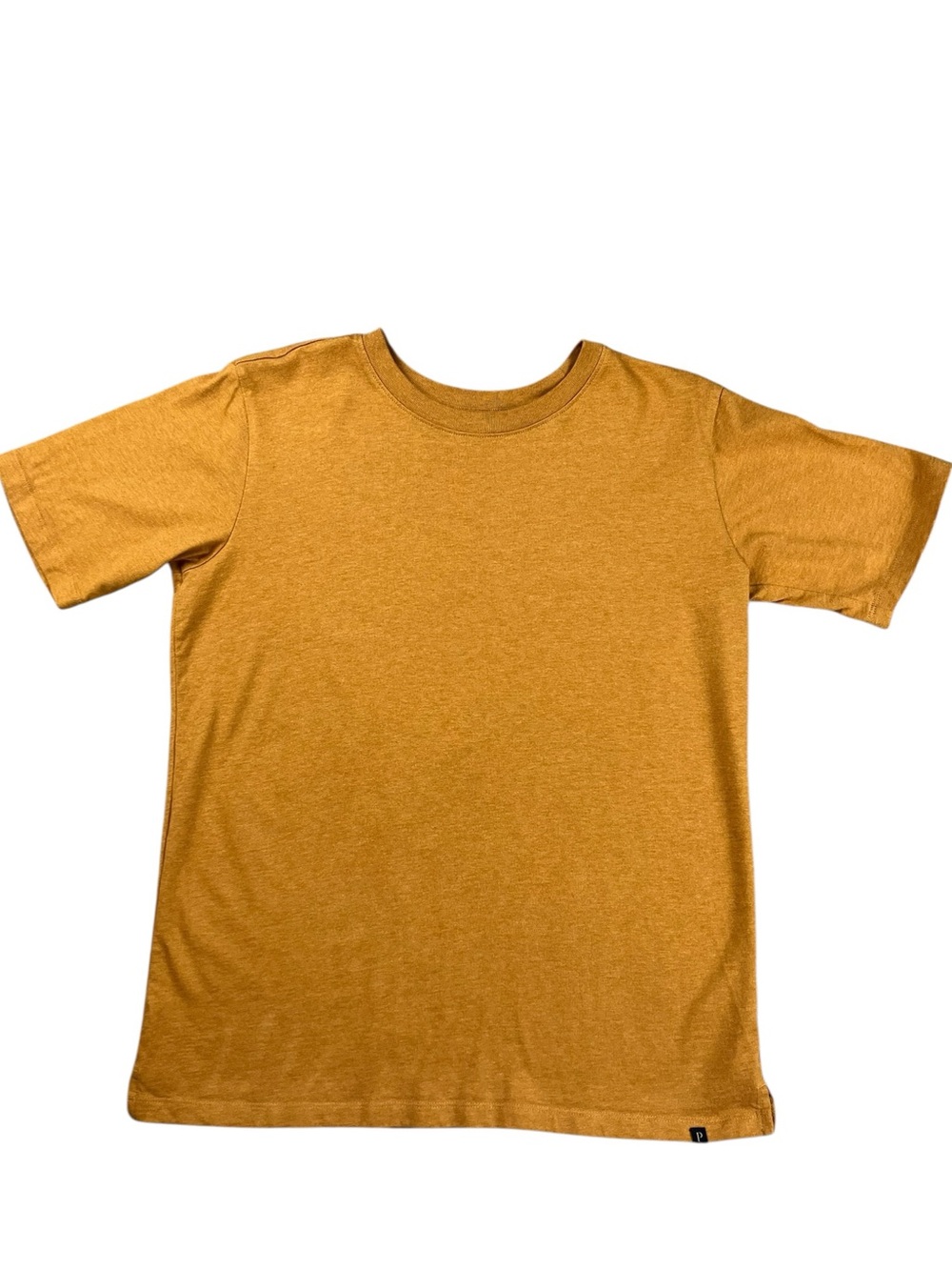 Like New Pendleton Short Sleeve Shirt Men's Small 100% Cotton Mustard Tan Toast